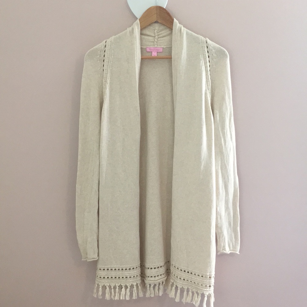 Lilly Pulitzer Fringe Cardigan